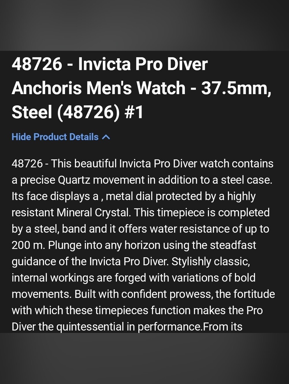 NEW Invicta Pro Diver Anchoris Men's Womens Turquoise Watch 37.5mm Steel (48726) - Picture 3 of 11